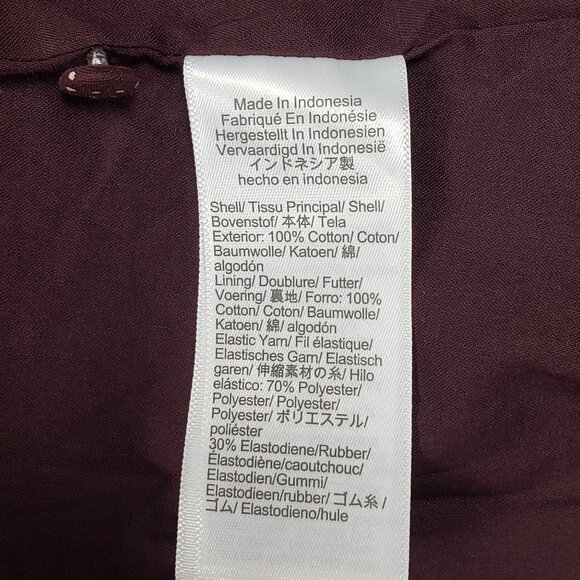 Madewell The Melody Smocked Midi Dress In Daisy Print M Dusty Plum Cotton Poplin - Picture 9 of 16